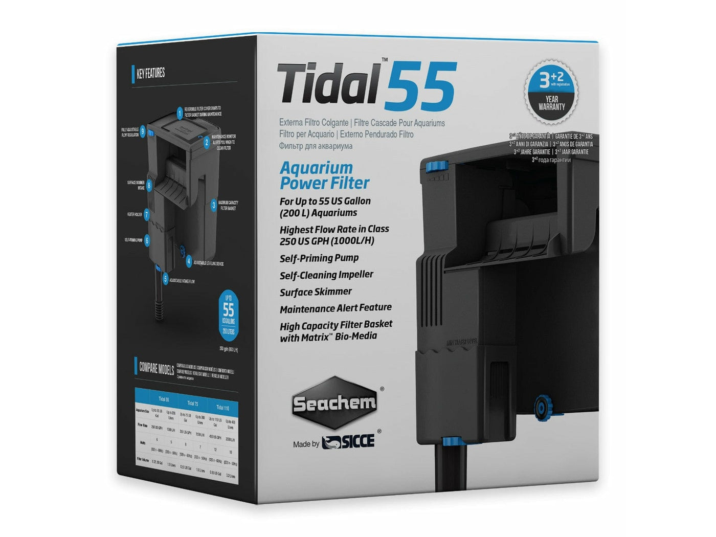 Hang On Tidal Filter 55 (UK Plug)