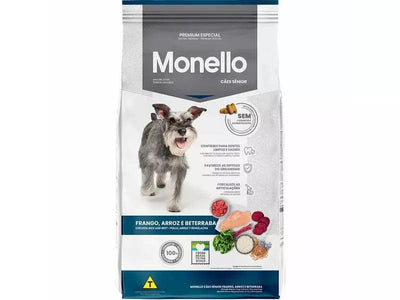 Monello Special Premium Senior Dog Food is made for older dogs. Its soft kibble is easy to chew and helps with oral health and fresh breath