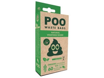 POO Dog Waste Bags (60 bags) - Mint Scented