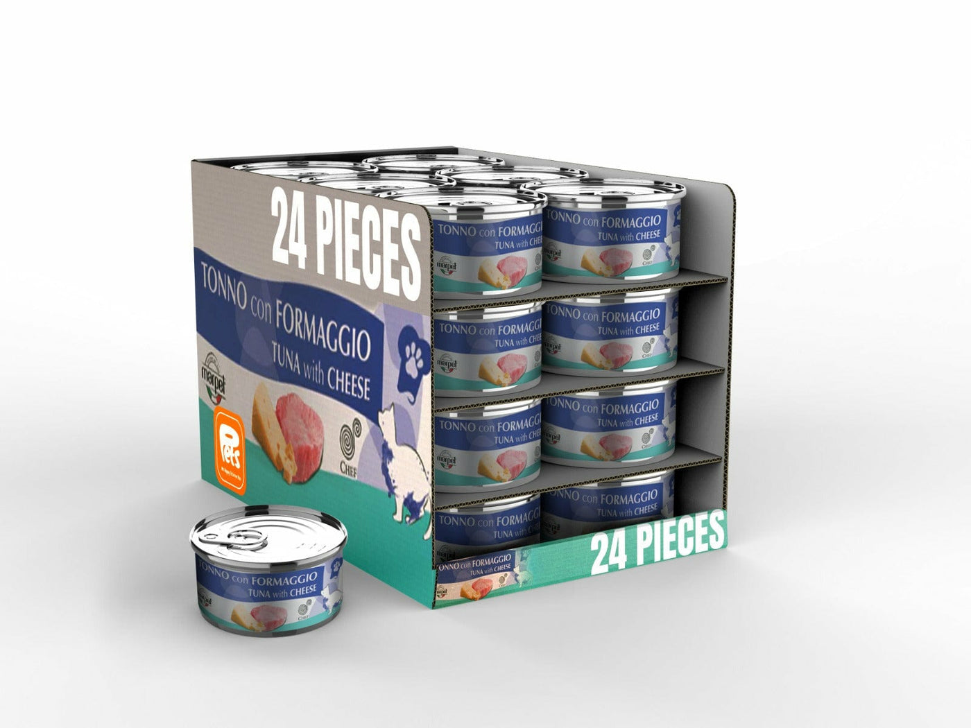 Tuna cheese  24x80g cans AEQUIL CHEF Marpet