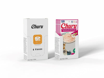 Churu Tuna Recipe with Shrimp Flavor 4 tubes 56g