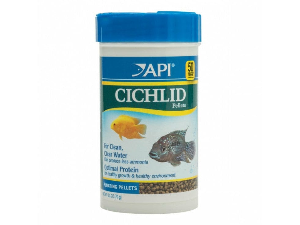 Api Pellets Cichlid Fish Food, 2.5 Oz